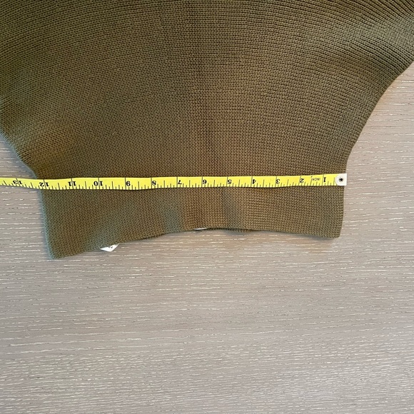 Zara Olive Skater Skirt - Picture 5 of 8